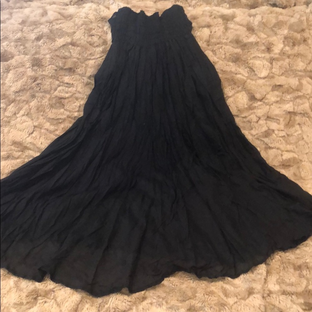 Long black skirt